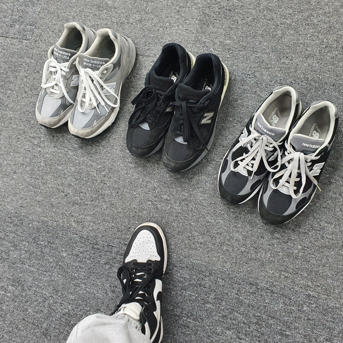 뉴발란스 992 그레이 블랙  M992BL photo review