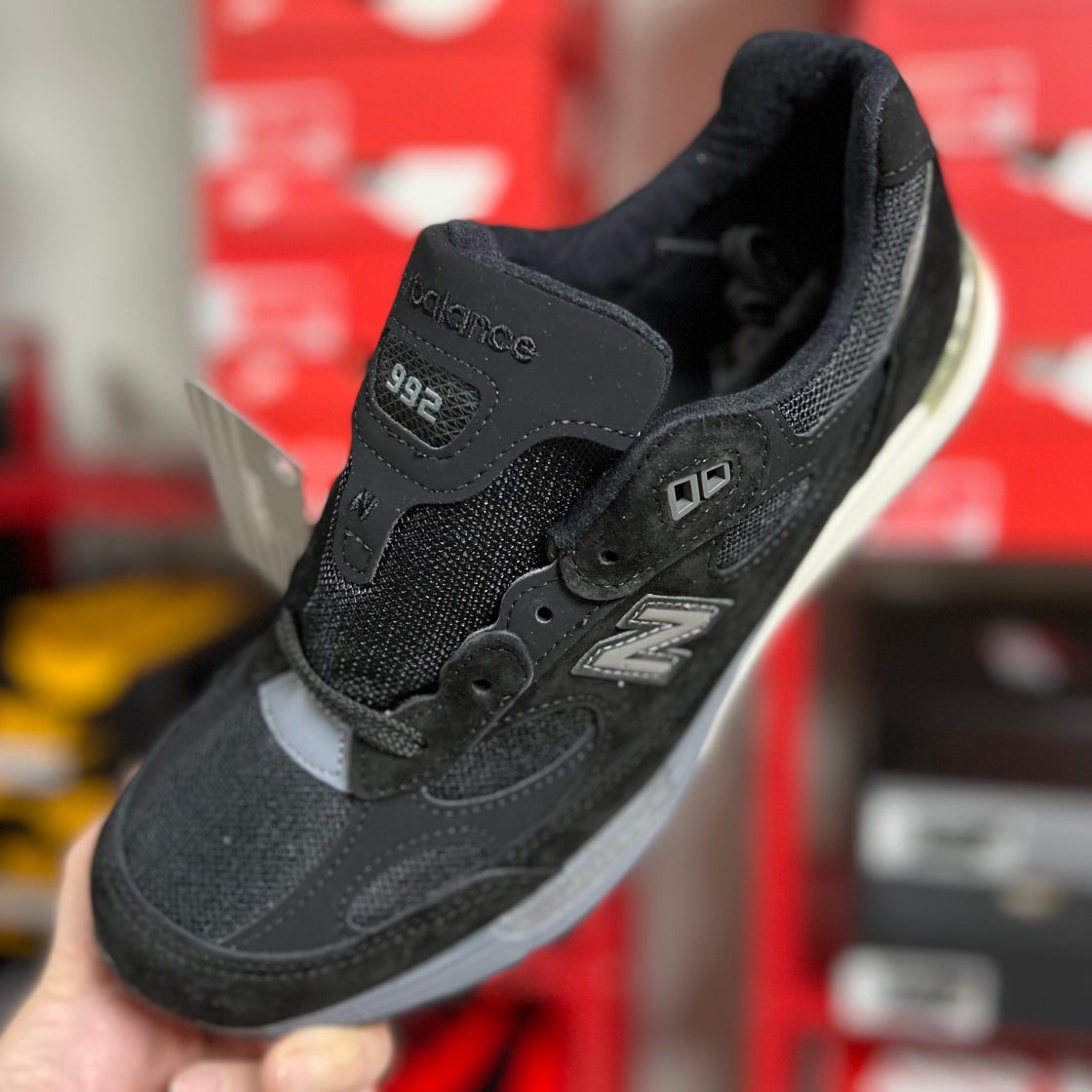 뉴발란스 992 그레이 블랙  M992BL photo review