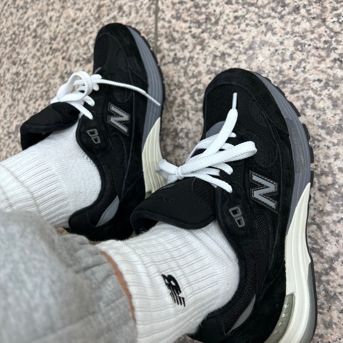 뉴발란스 992 그레이 블랙  M992BL photo review
