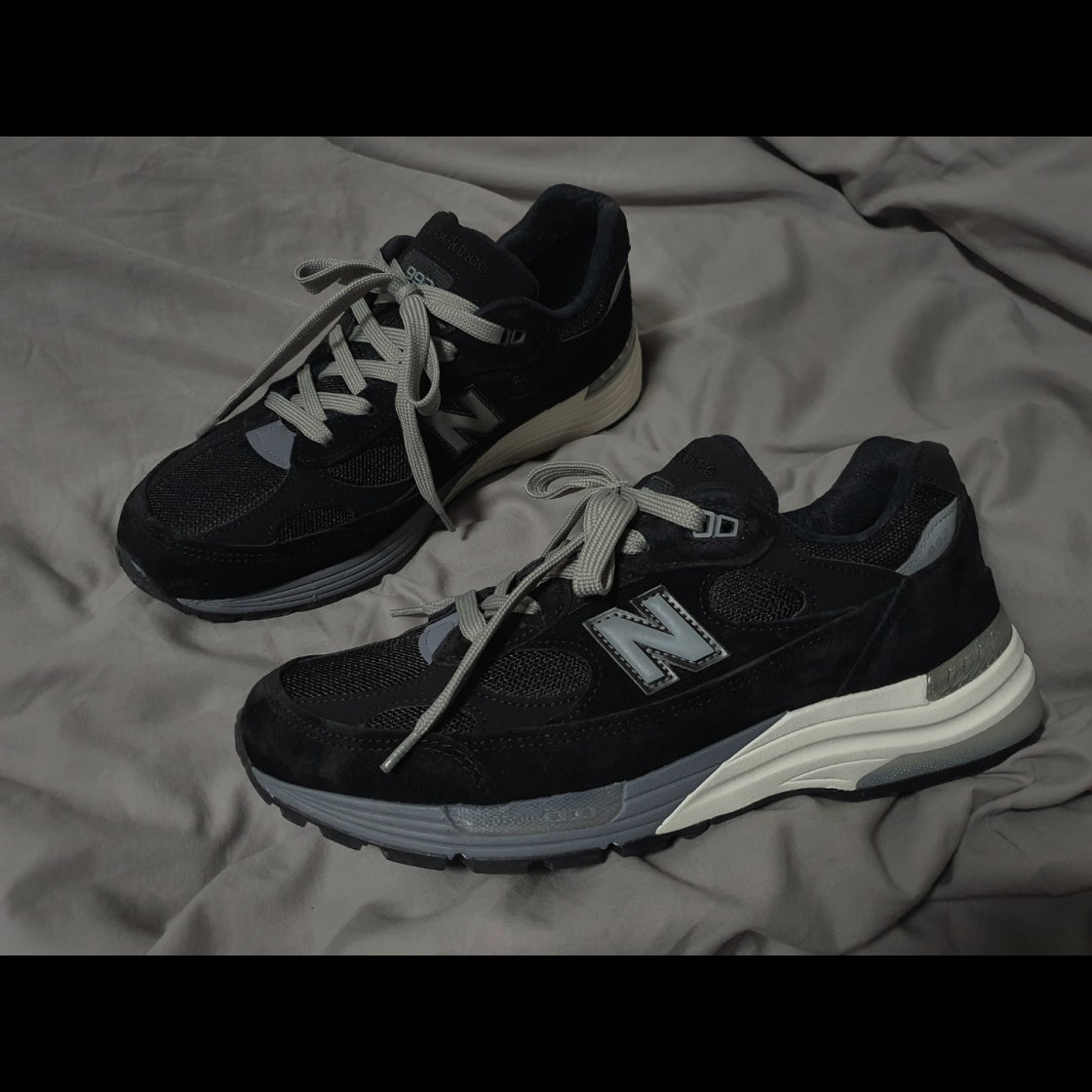 뉴발란스 992 그레이 블랙  M992BL photo review