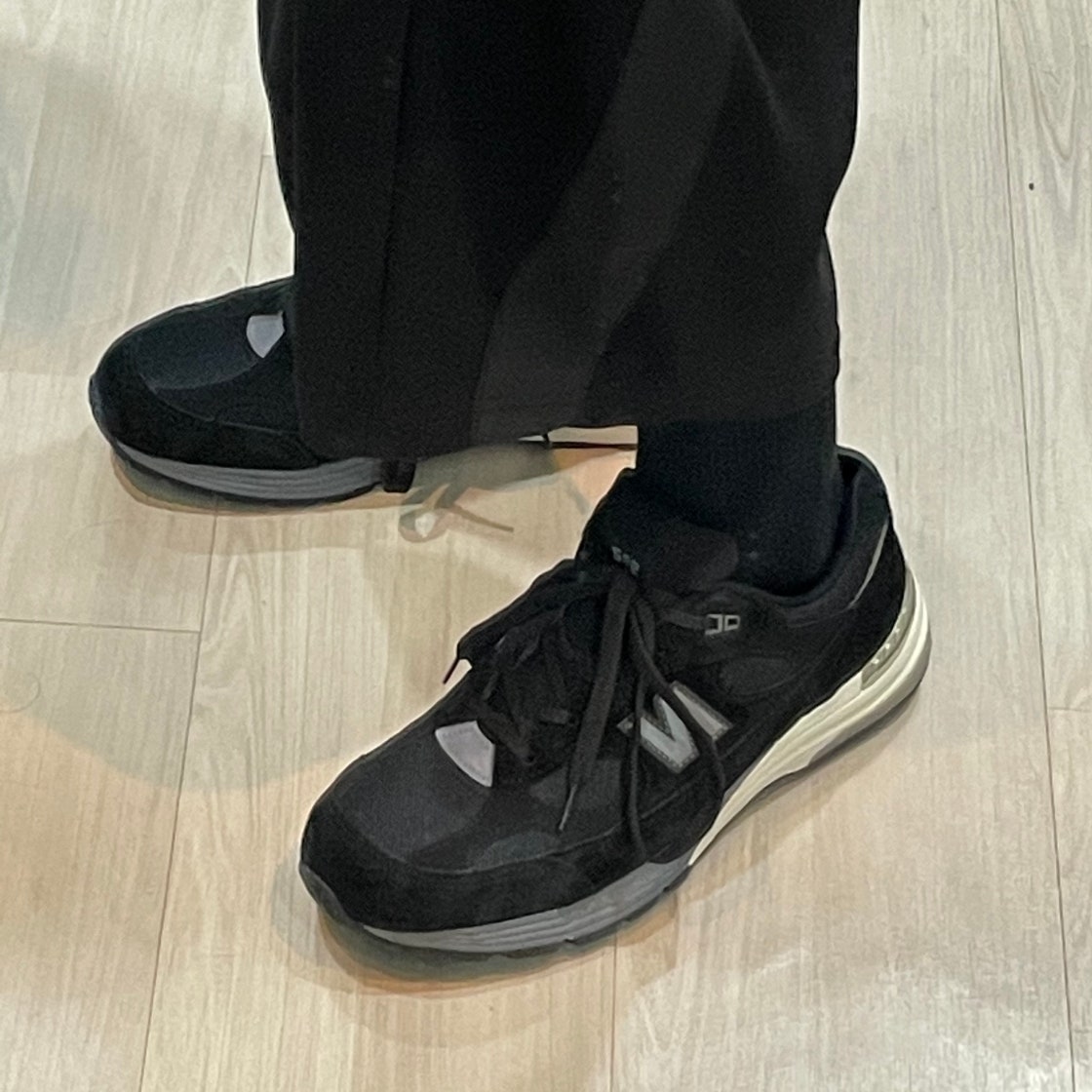 뉴발란스 992 그레이 블랙  M992BL photo review