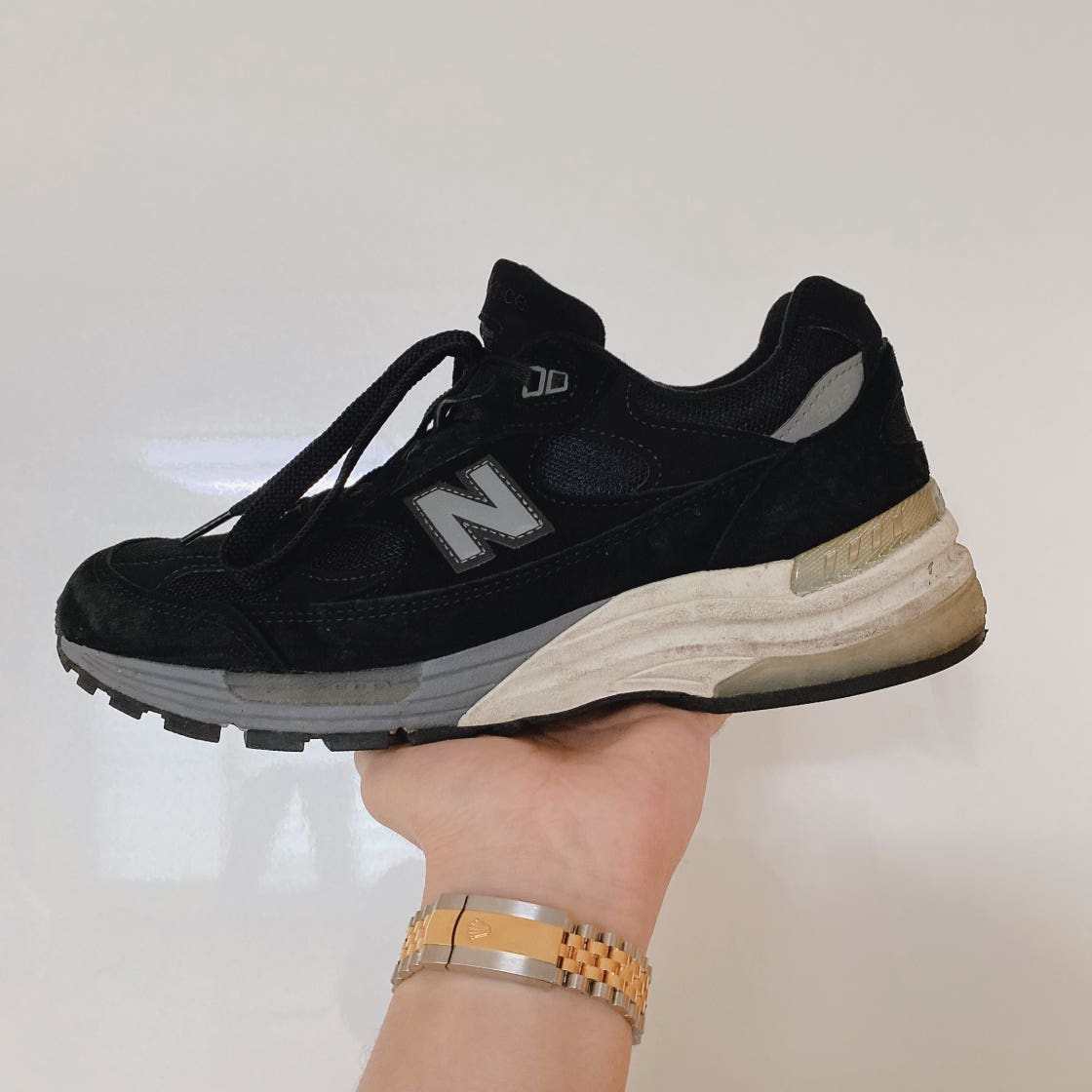 뉴발란스 992 그레이 블랙  M992BL photo review