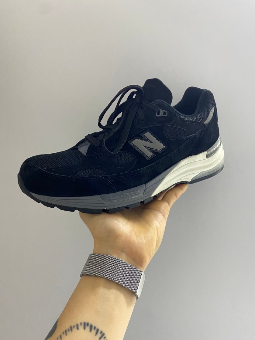 뉴발란스 992 그레이 블랙  M992BL photo review