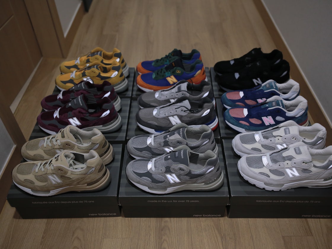 뉴발란스 992 그레이 블랙  M992BL photo review