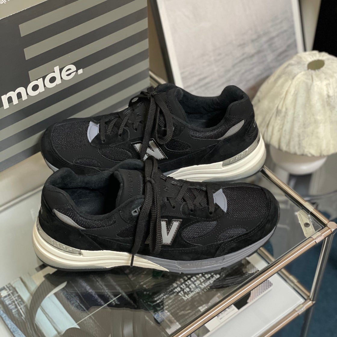 뉴발란스 992 그레이 블랙  M992BL photo review