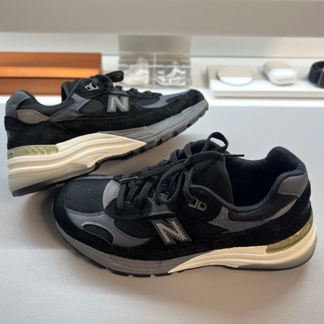 뉴발란스 992 그레이 블랙  M992BL photo review