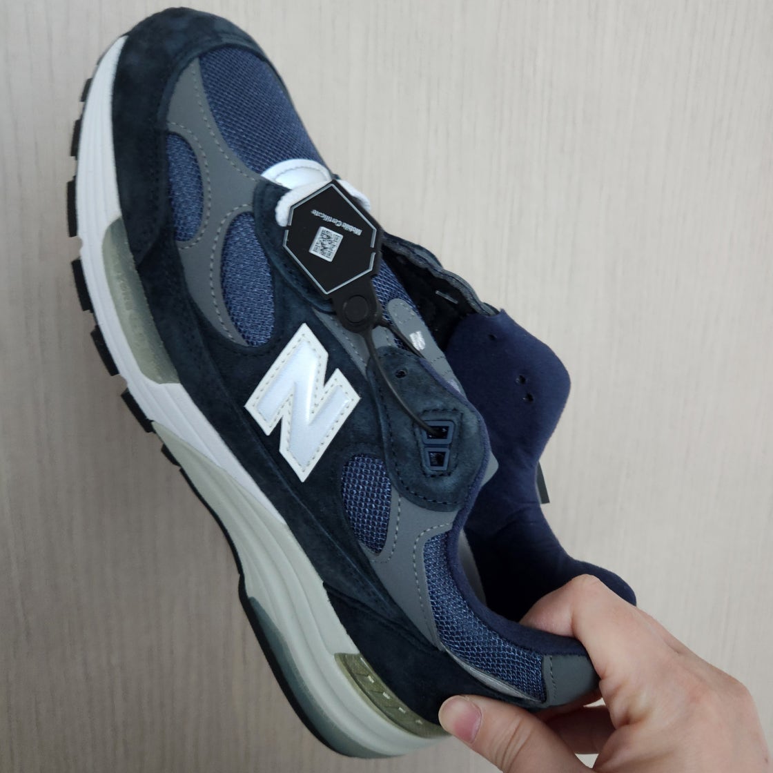 뉴발란스 992 메이드 인 USA 네이비 M992GG photo review