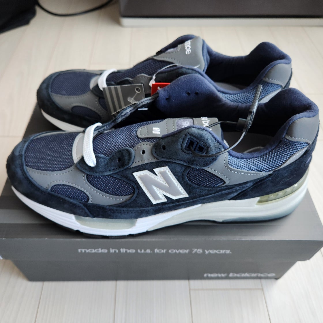 뉴발란스 992 메이드 인 USA 네이비 M992GG photo review