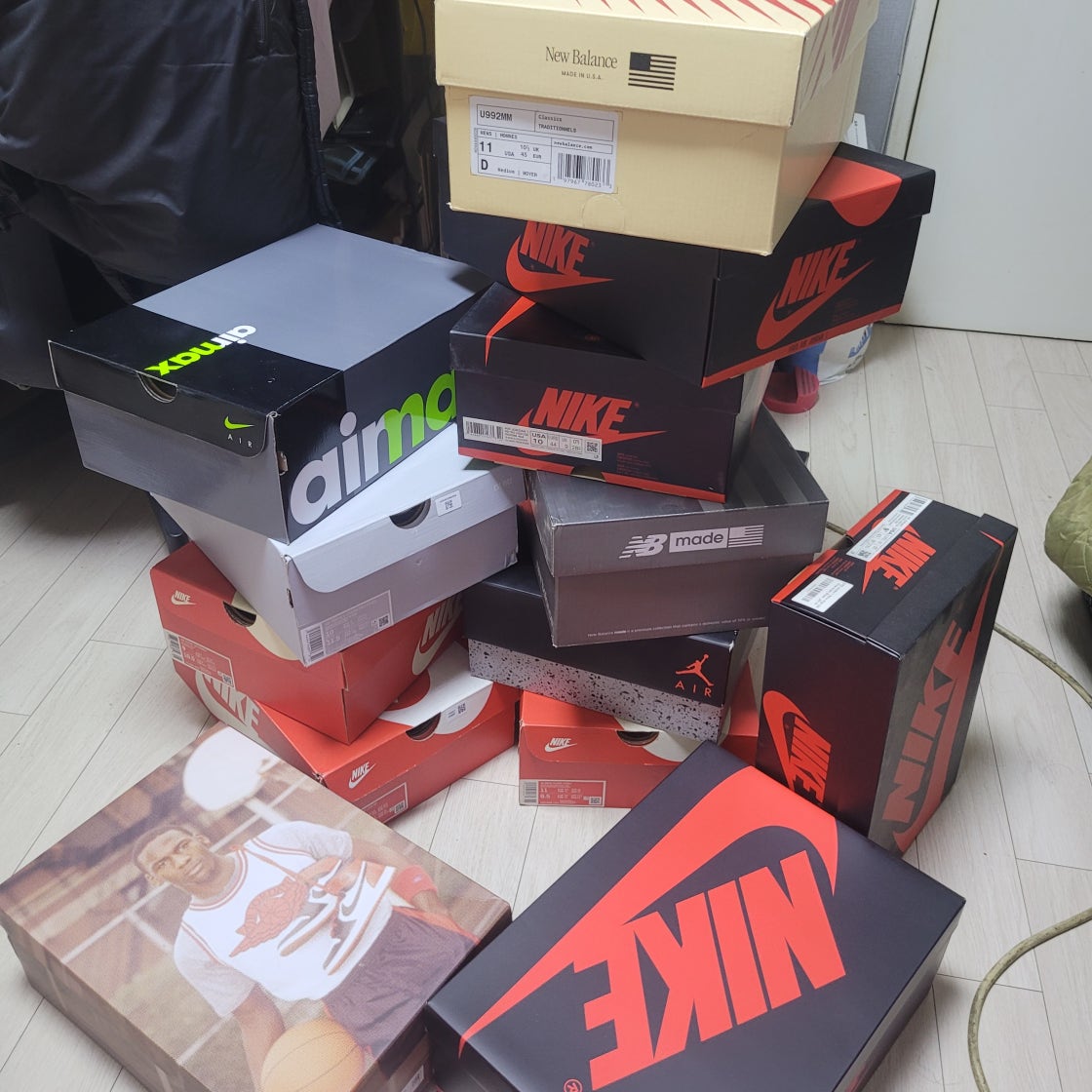 뉴발란스 992 그레이 블랙 M992GR photo review