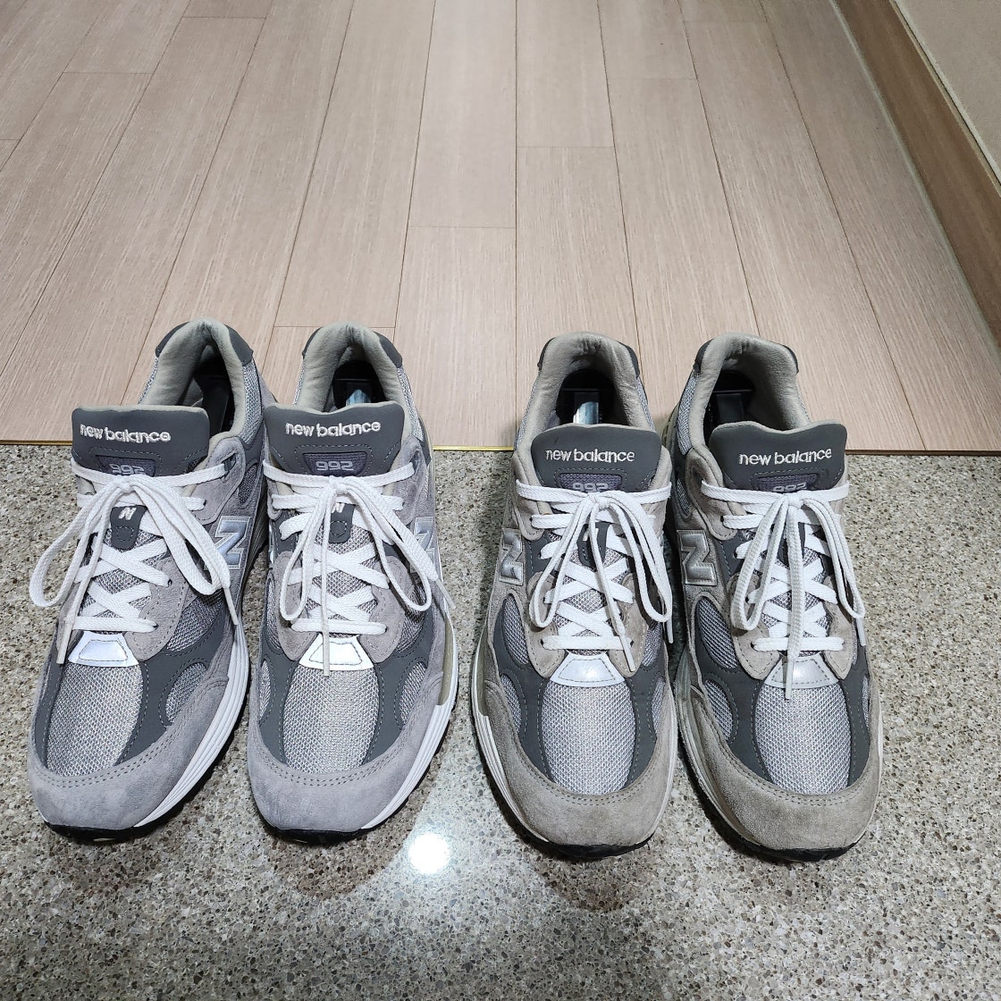 뉴발란스 992 그레이 블랙 M992GR photo review