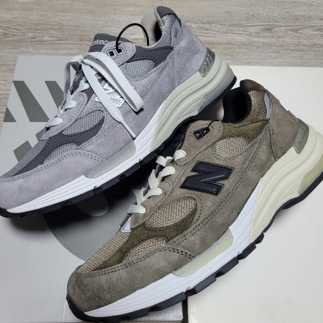 뉴발란스 x JJJ자운드 992 메이드 인 USA 그레이 M992J2 photo review