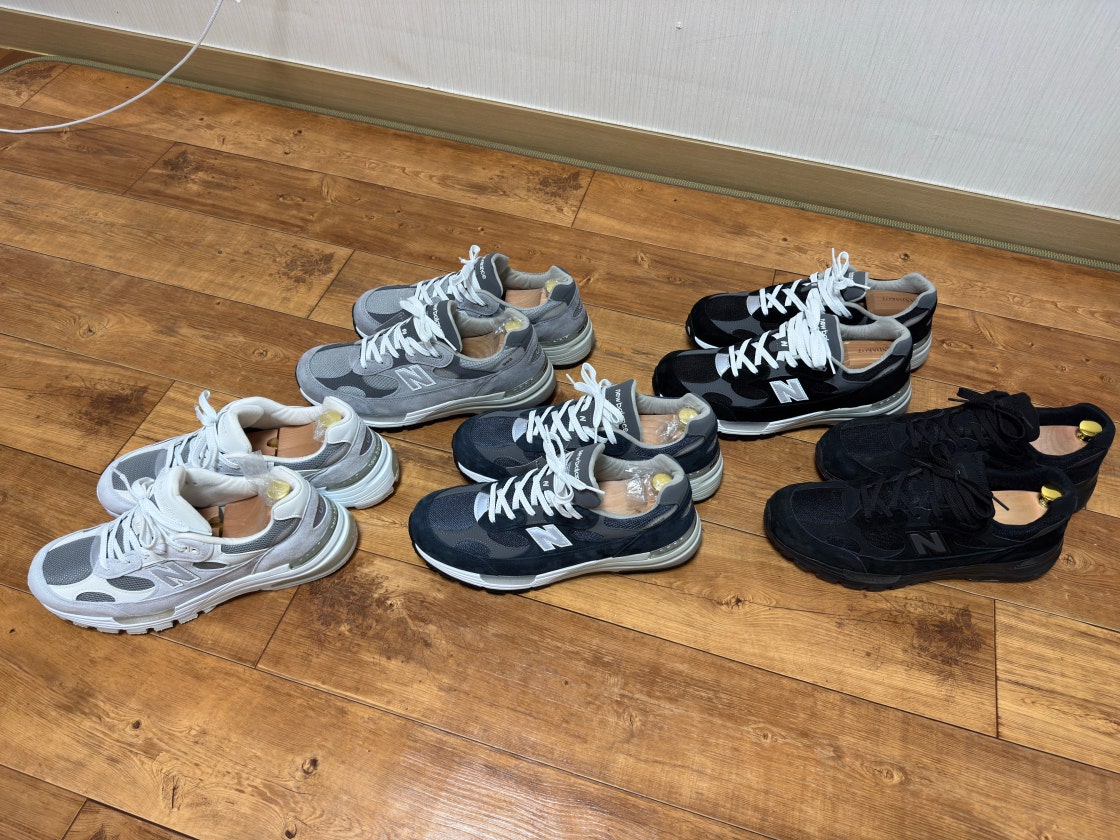 뉴발란스 992 메이드 인 USA 화이트 실버 M992NC photo review