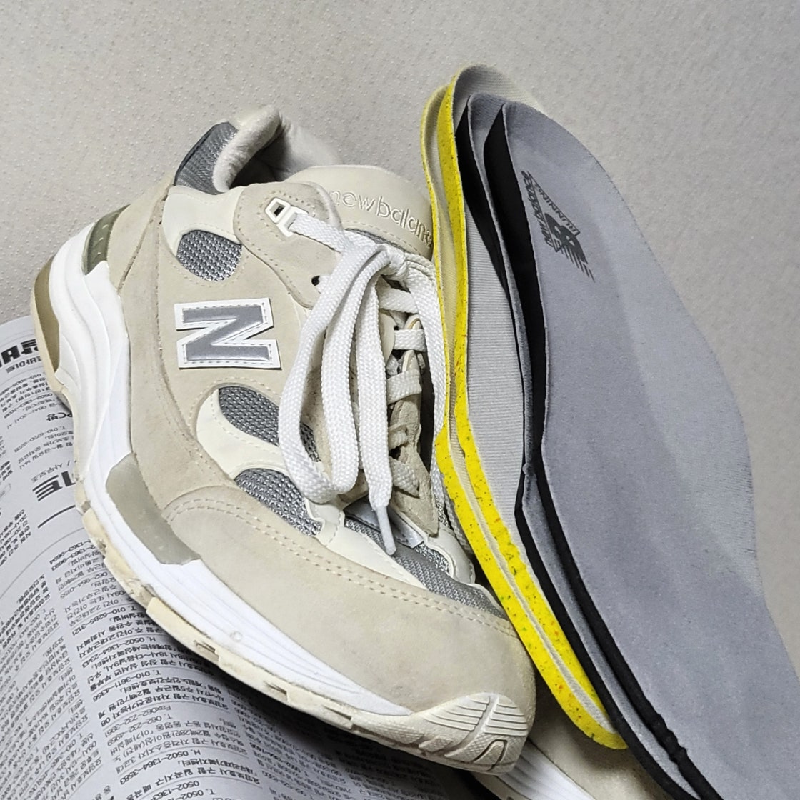 뉴발란스 992 메이드 인 USA 화이트 실버 M992NC photo review