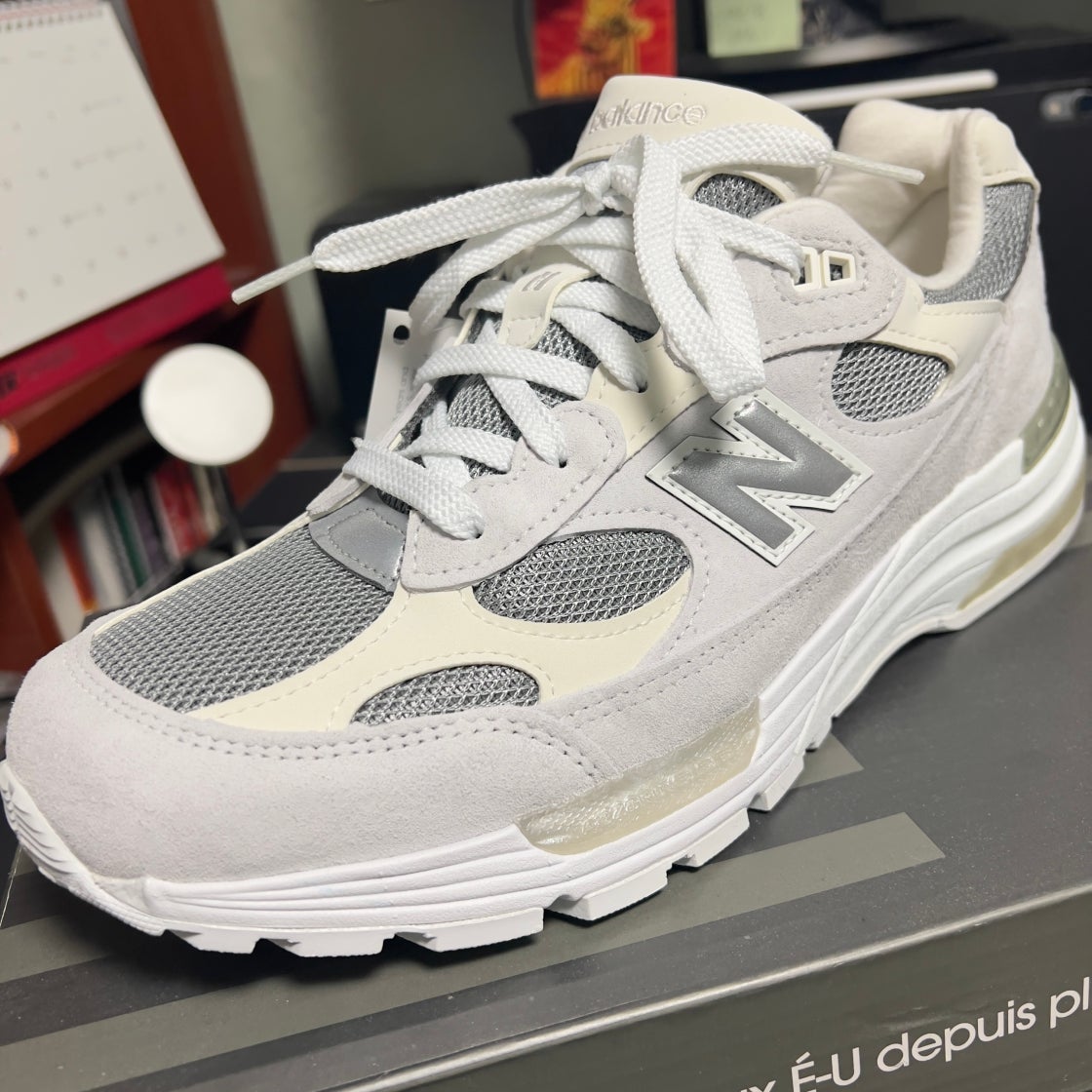 뉴발란스 992 메이드 인 USA 화이트 실버 M992NC photo review