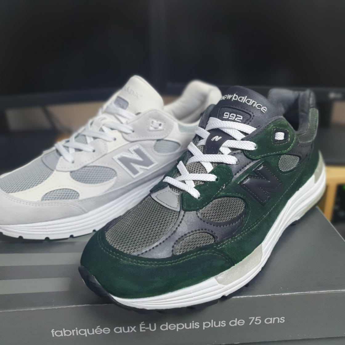 뉴발란스 992 메이드 인 USA 화이트 실버 M992NC photo review