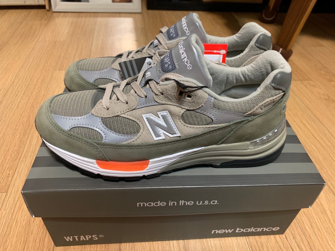 뉴발란스 x 더블탭스 992 메이드 인 USA 올리브 M992WT photo review