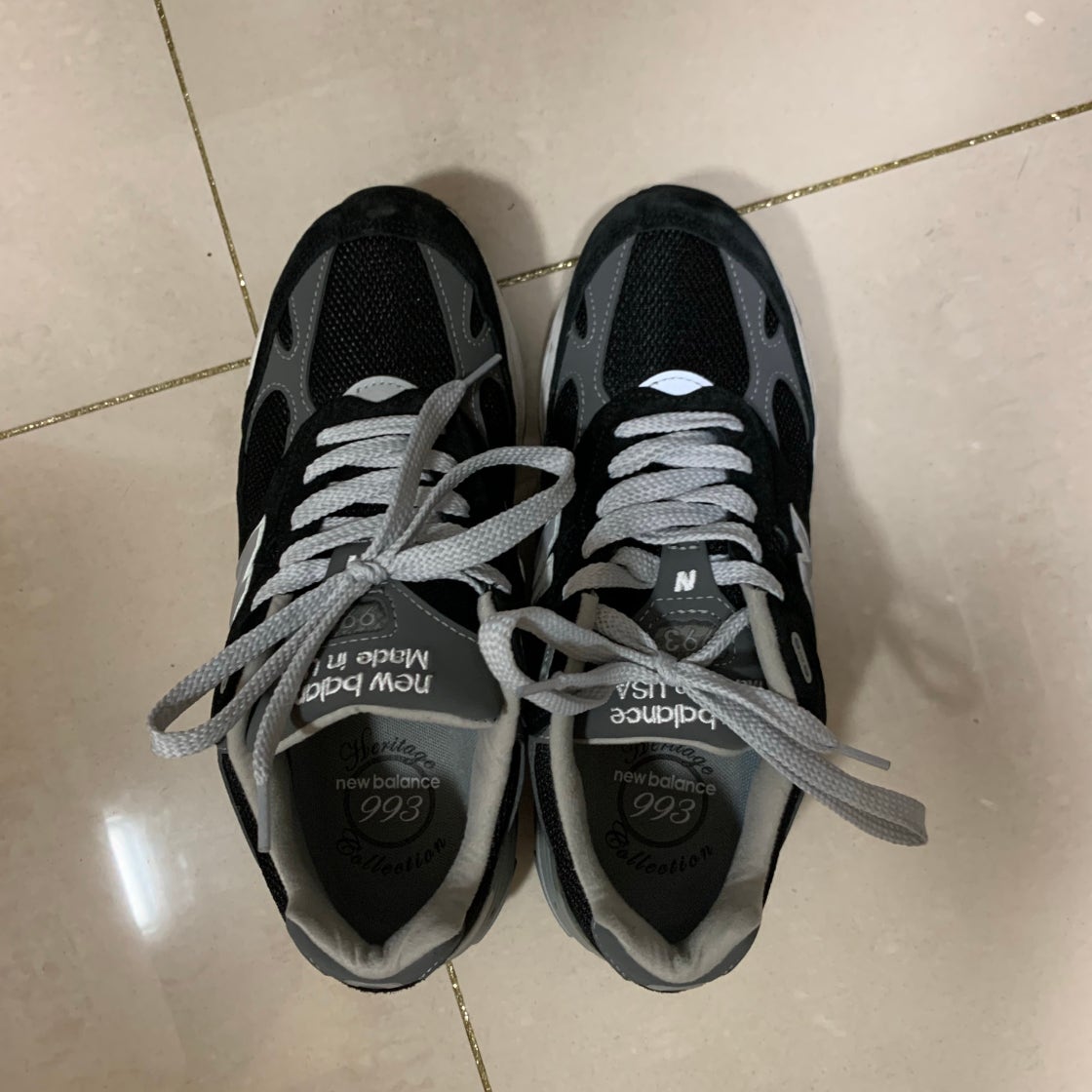 뉴발란스 993 블랙 메이드인 USA MR993BK photo review