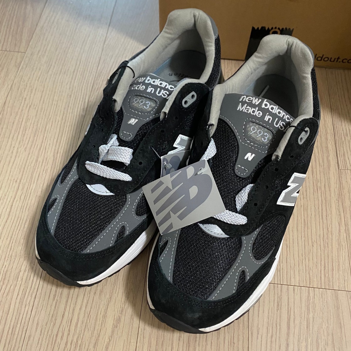 뉴발란스 993 메이드 인 USA 블랙 - D 스탠다드 MR993BK photo review