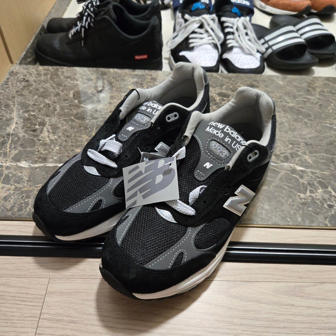 뉴발란스 993 메이드 인 USA 블랙 - D 스탠다드 MR993BK photo review