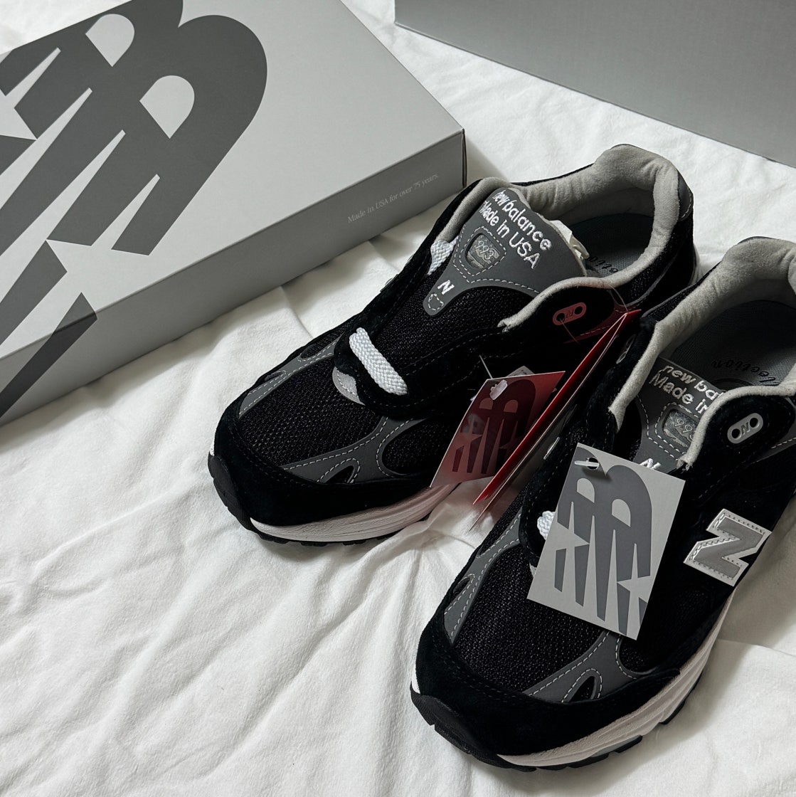 뉴발란스 993 메이드 인 USA 블랙 - D 스탠다드 MR993BK photo review