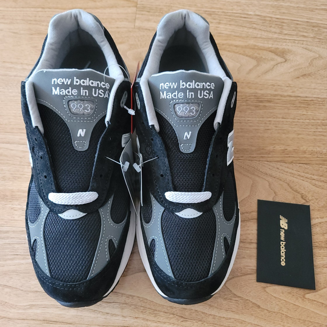 뉴발란스 993 메이드 인 USA 블랙 - D 스탠다드 MR993BK photo review
