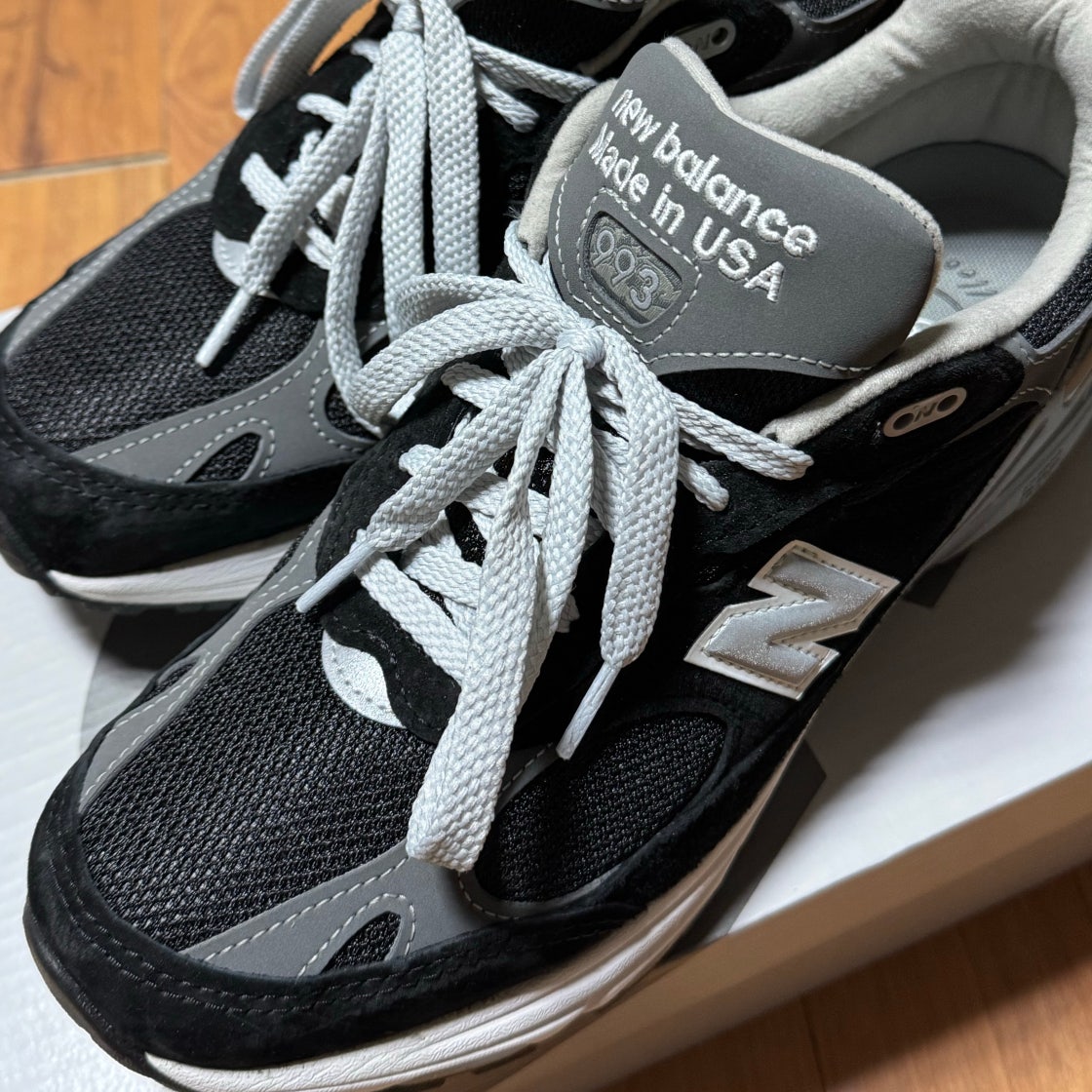 뉴발란스 993 메이드 인 USA 블랙 - D 스탠다드 MR993BK photo review