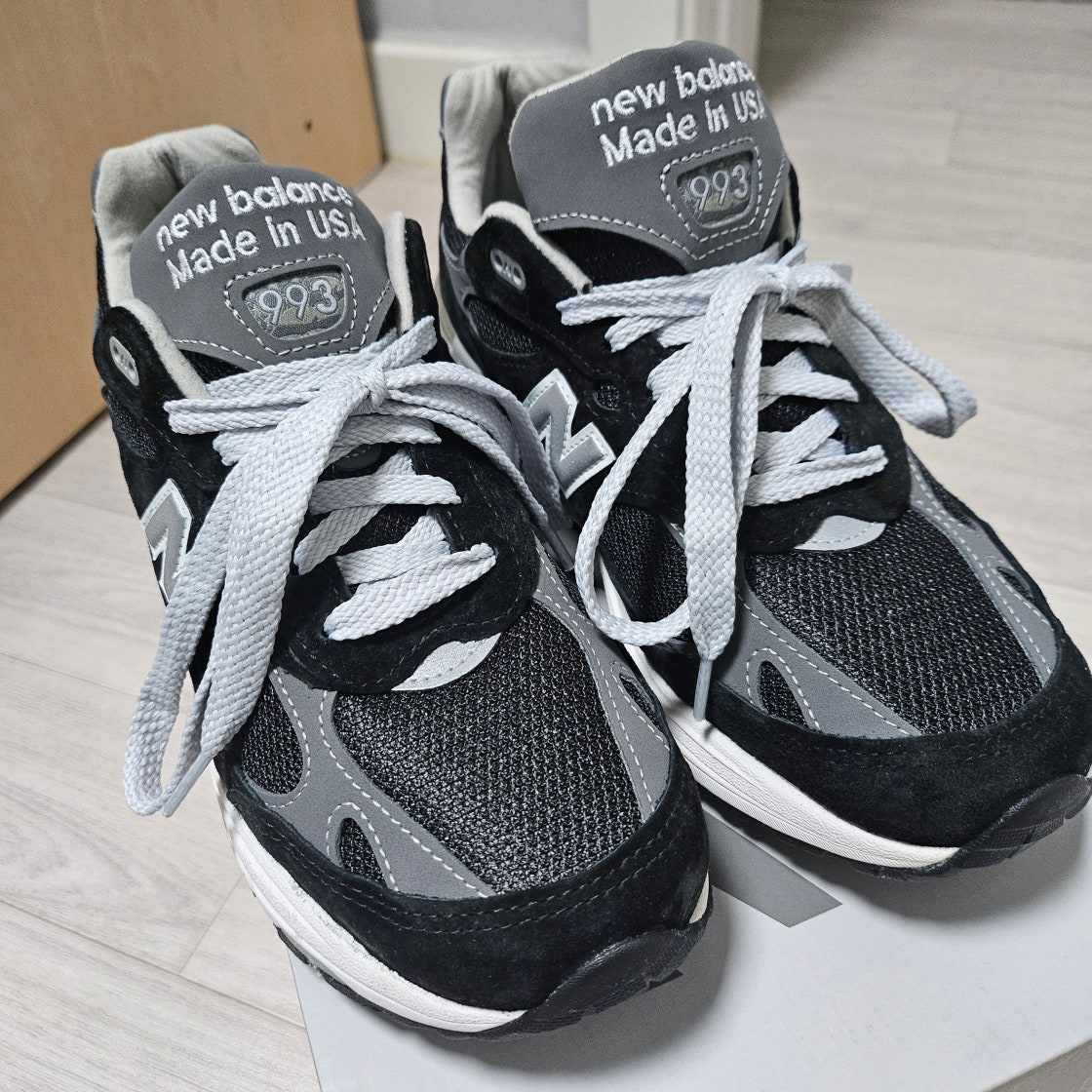 뉴발란스 993 메이드 인 USA 블랙 - D 스탠다드 MR993BK photo review