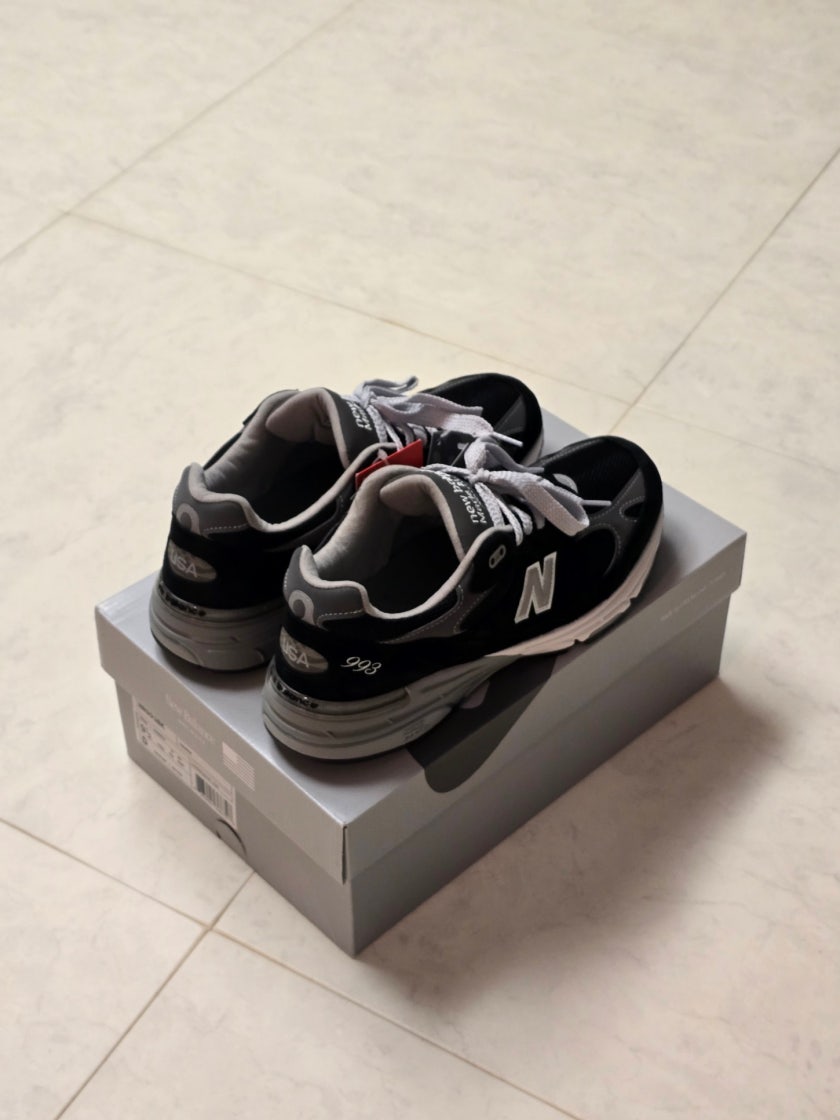 뉴발란스 993 메이드 인 USA 블랙 - D 스탠다드 MR993BK photo review