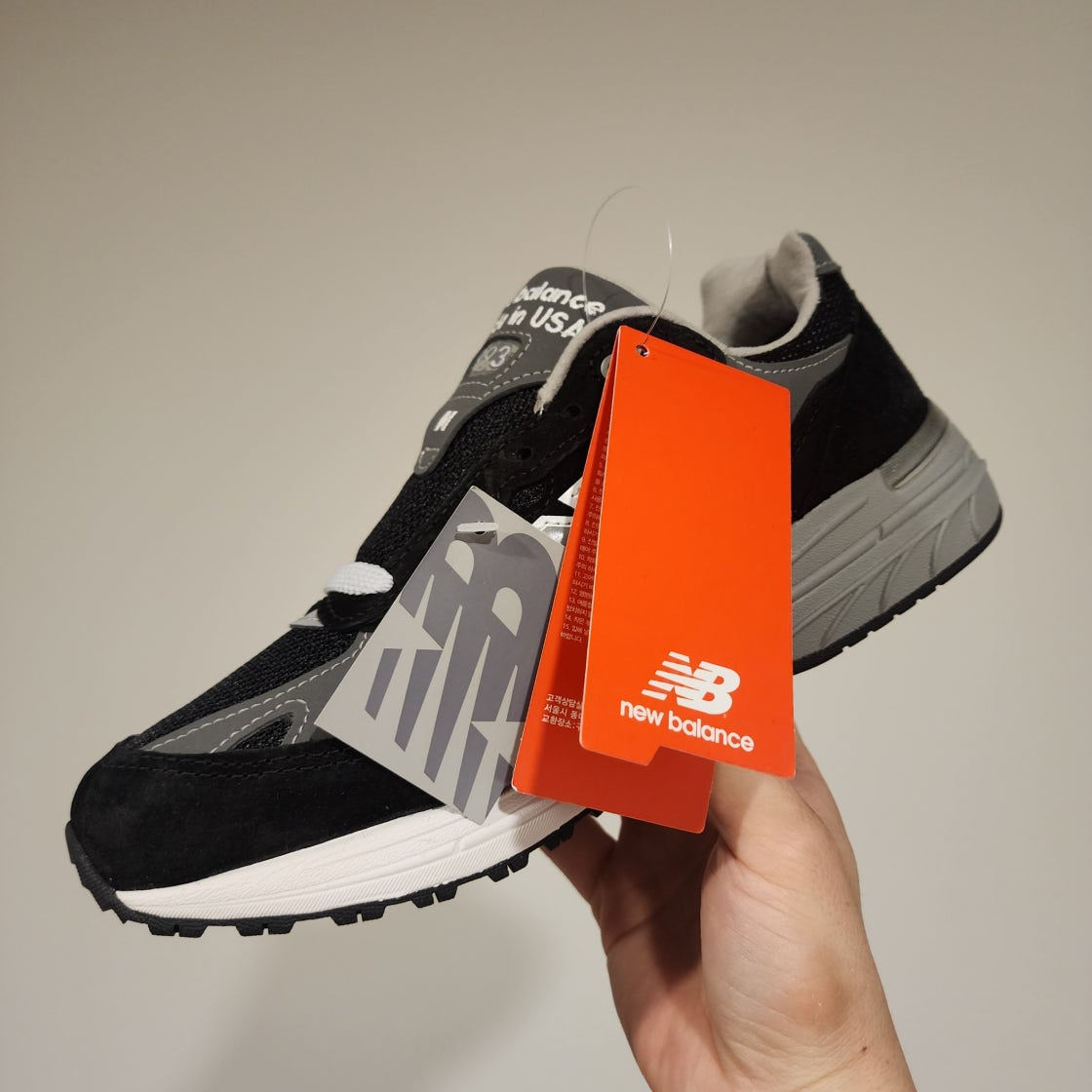 뉴발란스 993 메이드 인 USA 블랙 - D 스탠다드 MR993BK photo review