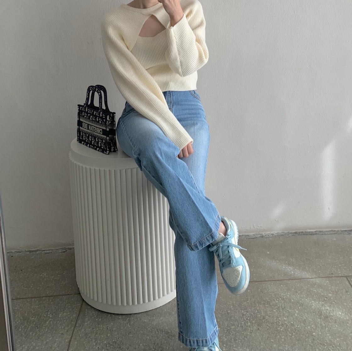 디올 북 토트 미니 백 블루 photo review