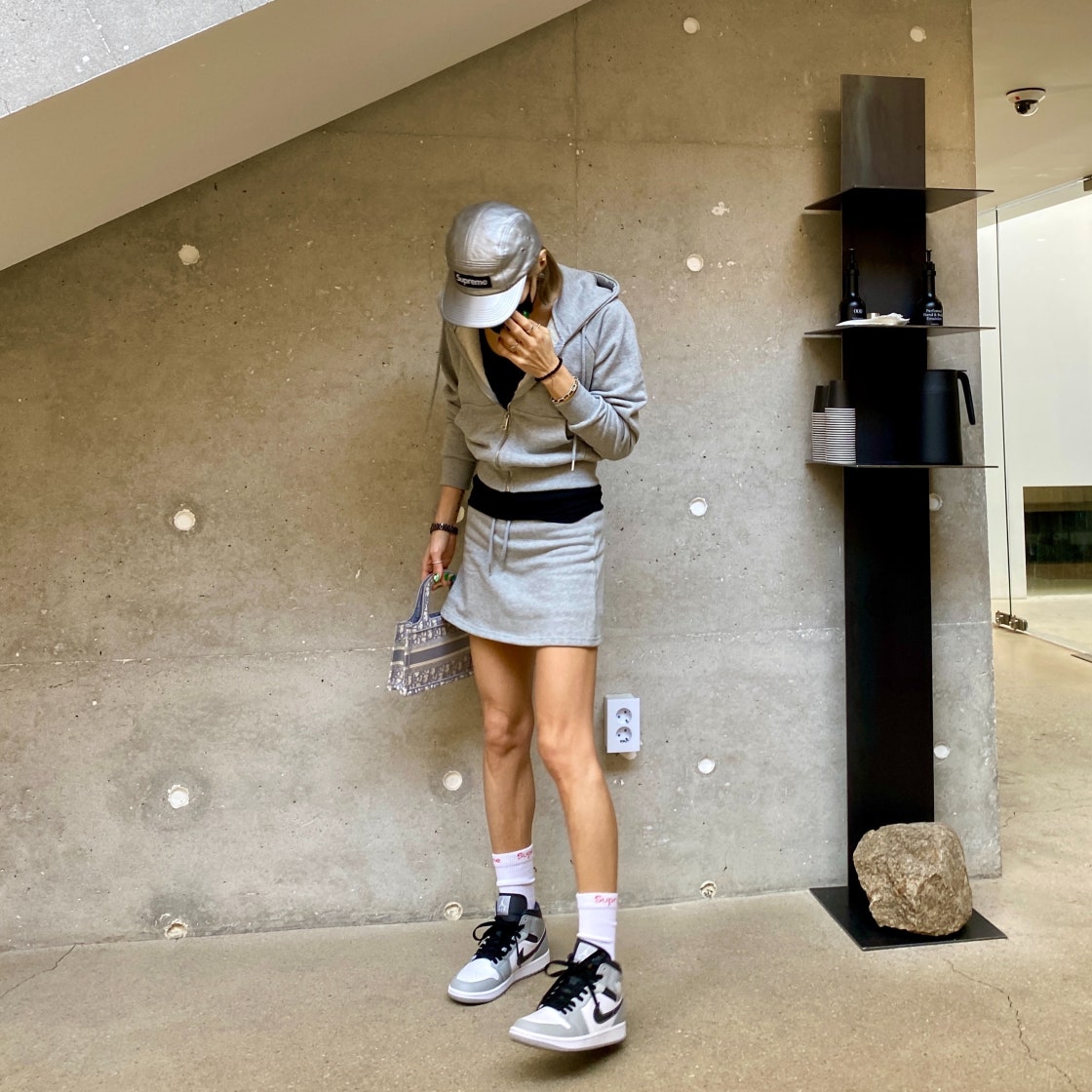 디올 북 토트 미니 백 블루 photo review
