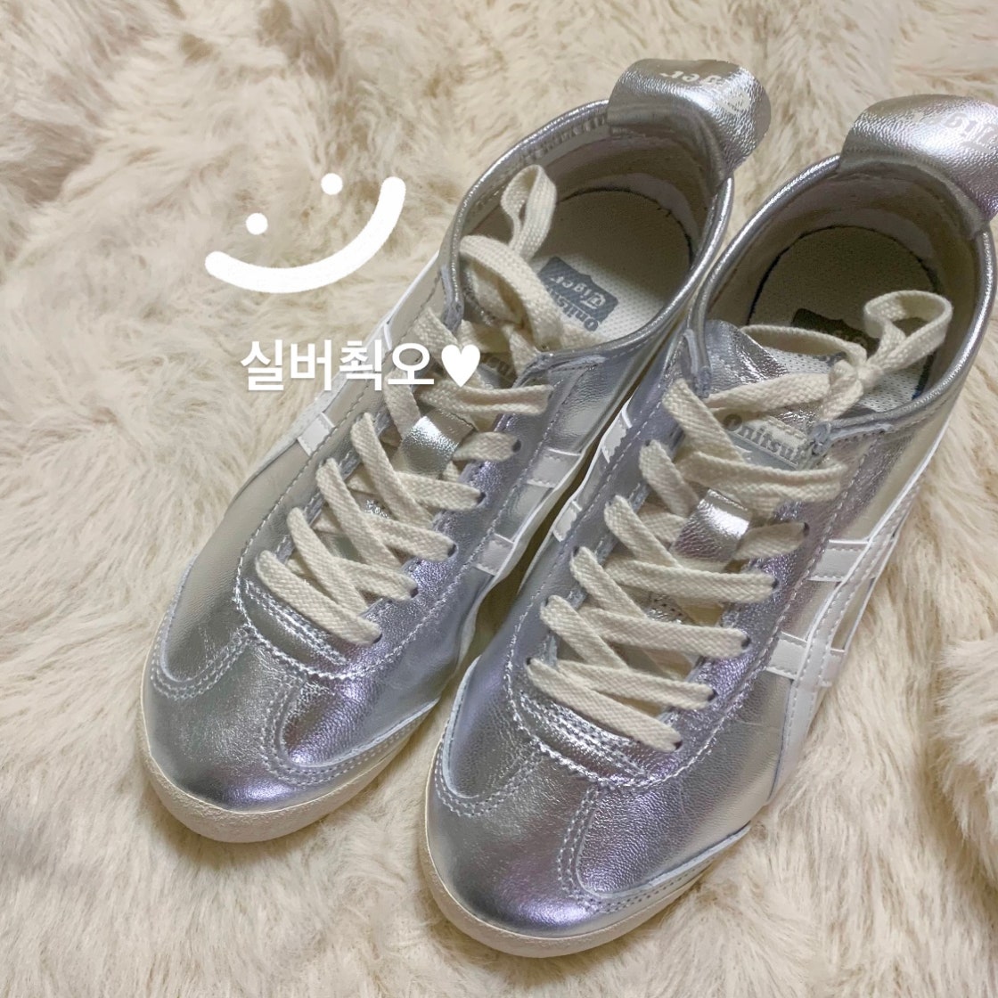 오니츠카 타이거 멕시코 66 실버 오프화이트 THL7C2-9399 photo review
