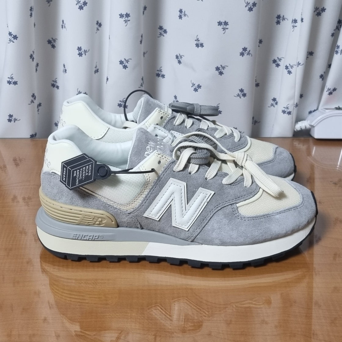 뉴발란스 574 레거시 스니커즈 라이트 그레이 U574LGRG photo review