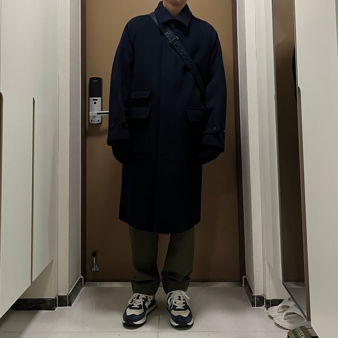 뉴발란스 574 레거시 오우탑 러닝화 네이비화이트 남녀공용 U574LGRN photo review