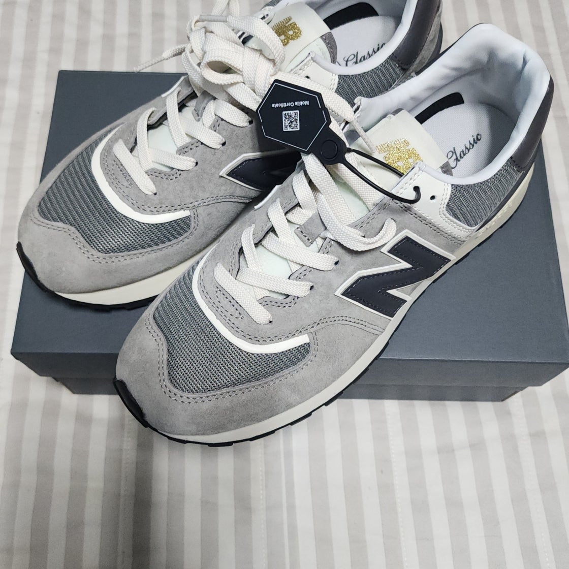 뉴발란스 574 레거시 운동화 U574LGT1 그레이 photo review