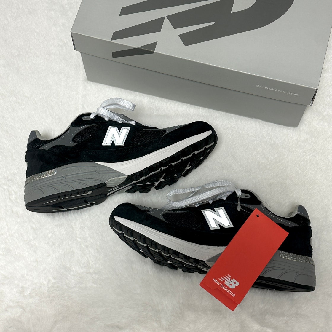 뉴발란스 993 메이드 인 USA 블랙 - D 와이드 WR993BK photo review
