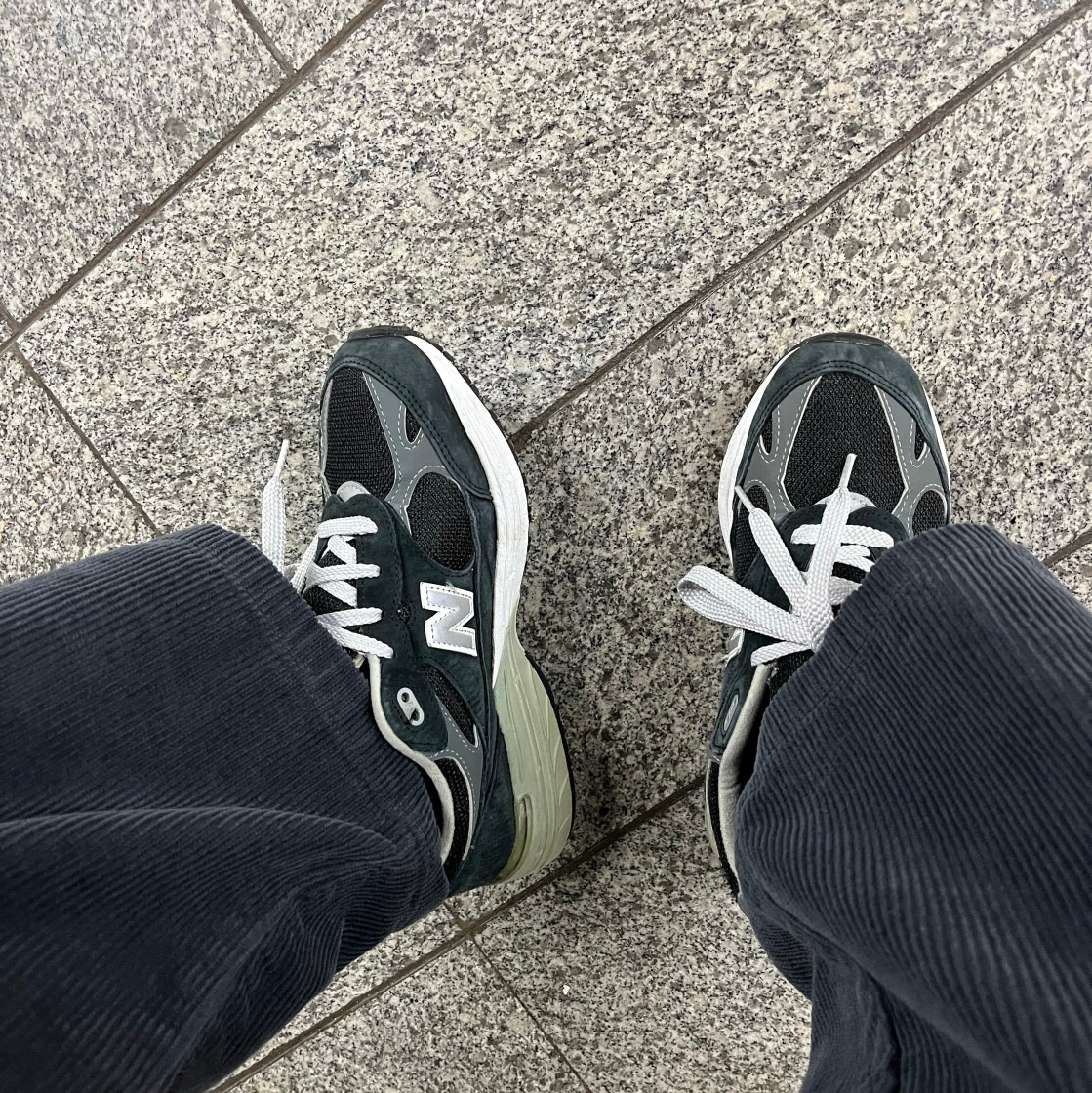 뉴발란스 993 메이드 인 USA 블랙 - D 와이드 WR993BK photo review