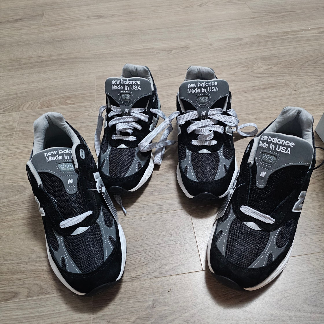 뉴발란스 993 메이드 인 USA 블랙 - D 와이드 WR993BK photo review