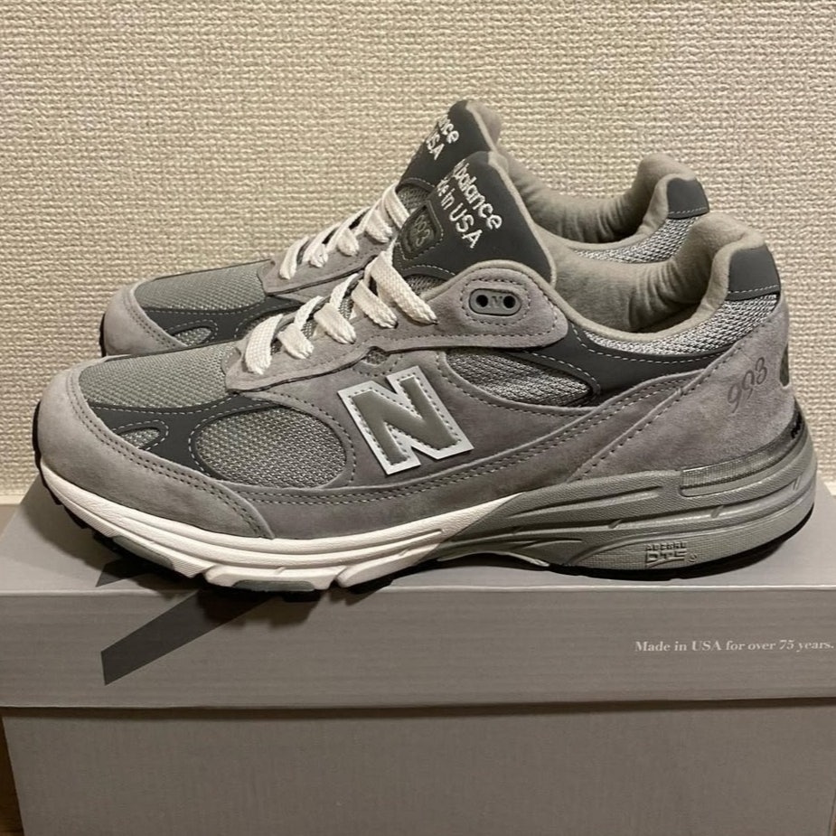 뉴발란스 993 메이드 인 USA 그레이 - B 스탠다드 WR993GL photo review