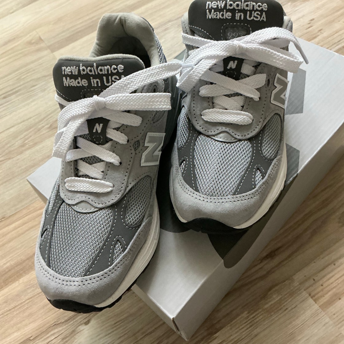뉴발란스 993 메이드 인 USA 그레이 - B 스탠다드 WR993GL photo review
