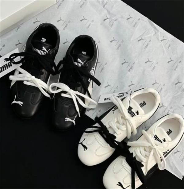 [ROSÉ 박채영 데일리 신발] 푸마 x 로제 스피드캣 PRM 블랙 웜 화이트 404391-01 photo review