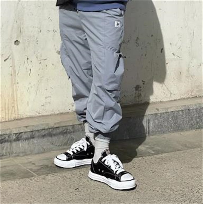 메종 미하라 야스히로 피터슨 OG 솔 캔버스 로우 스니커즈 블랙 A01FW702-BLACK photo review