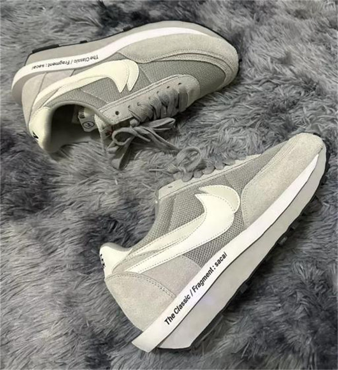 나이키 x 사카이 x 프라그먼트 LD와플 라이트 스모크 그레이 DH2684-001 photo review